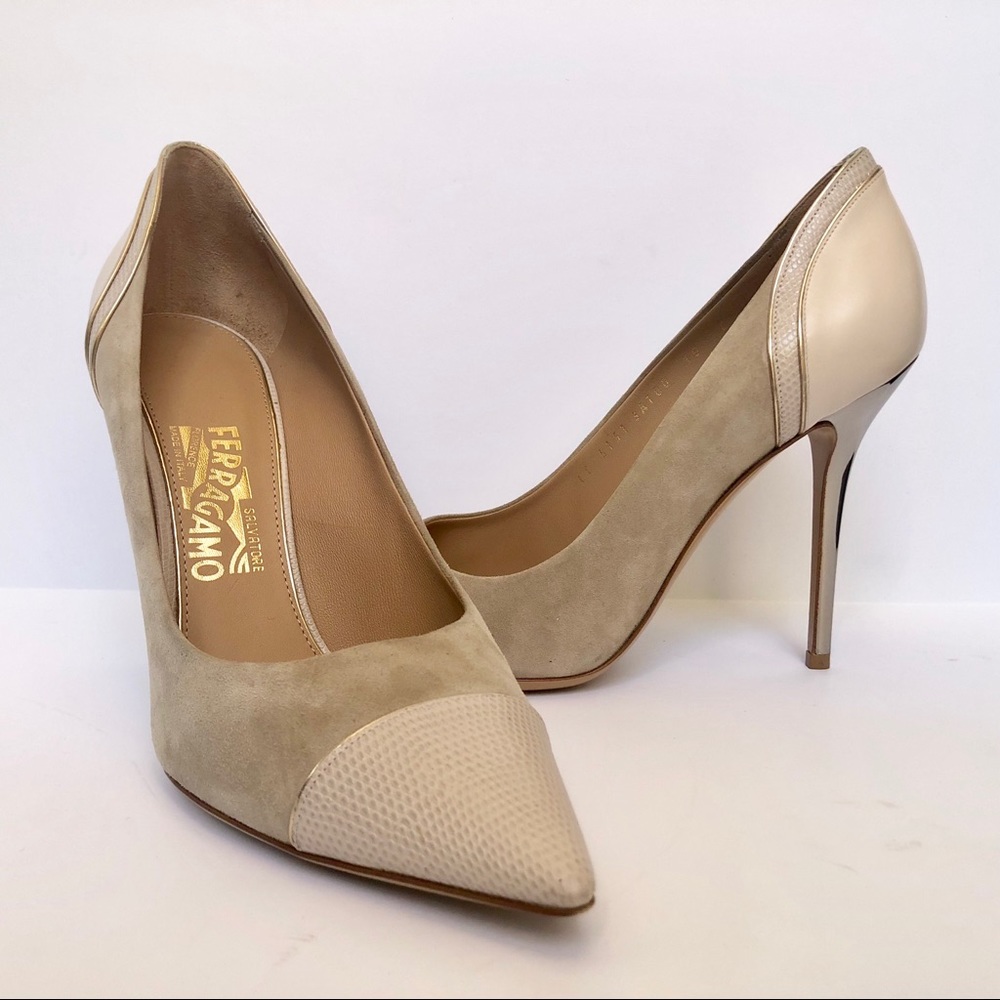 Stunning Salvatore Ferragamo Pumps Size 10
